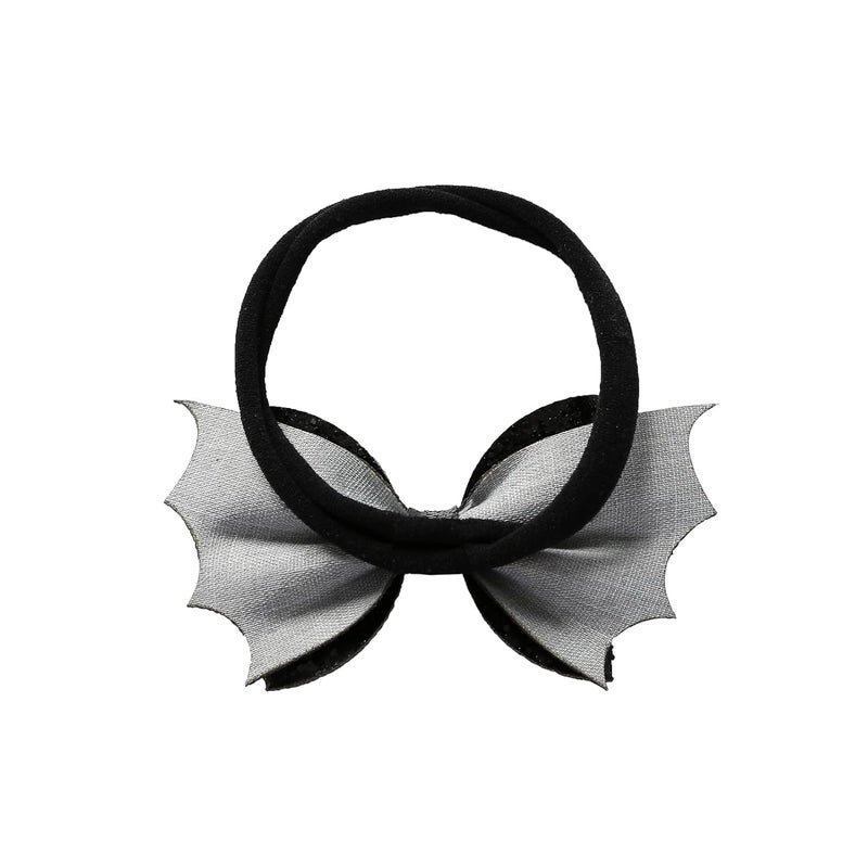 Fancheer Baby Girls Glitter Black Bat Bow Headband Infant Toddler Birthday Party Hair Accessories - Image 4